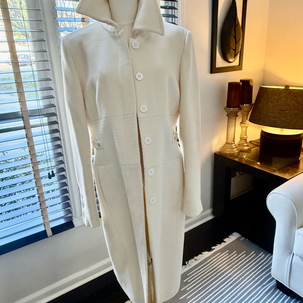 Karen Millen Cream Trench Coat